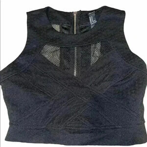 Forever 21 Black Crop Top